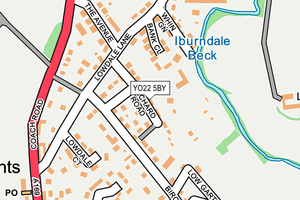 Map of THE YORKSHIRE DELI LIMITED at local scale