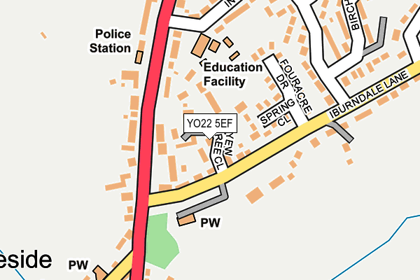 Map of ROSE MECHANICAL LTD at local scale