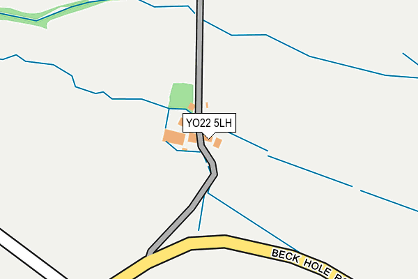 YO22 5LH map - OS OpenMap – Local (Ordnance Survey)