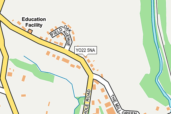 YO22 5NA map - OS OpenMap – Local (Ordnance Survey)