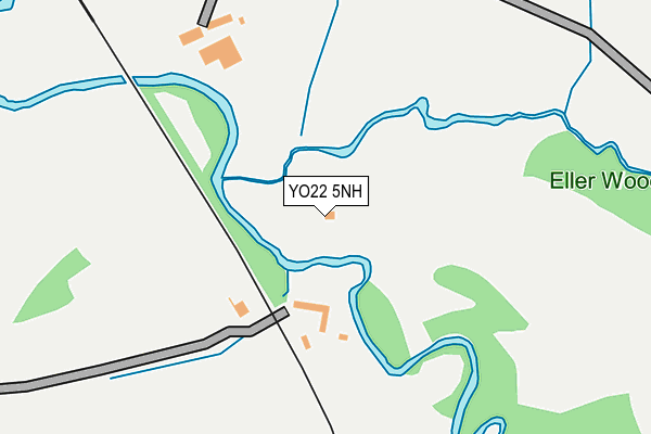 YO22 5NH map - OS OpenMap – Local (Ordnance Survey)