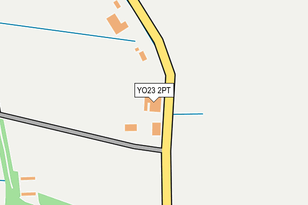 YO23 2PT map - OS OpenMap – Local (Ordnance Survey)