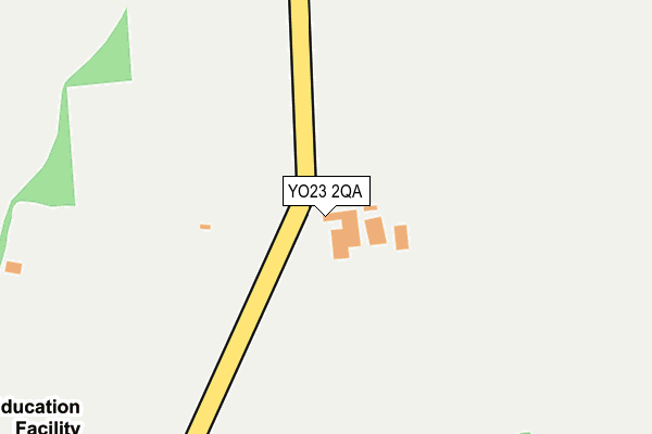 YO23 2QA map - OS OpenMap – Local (Ordnance Survey)