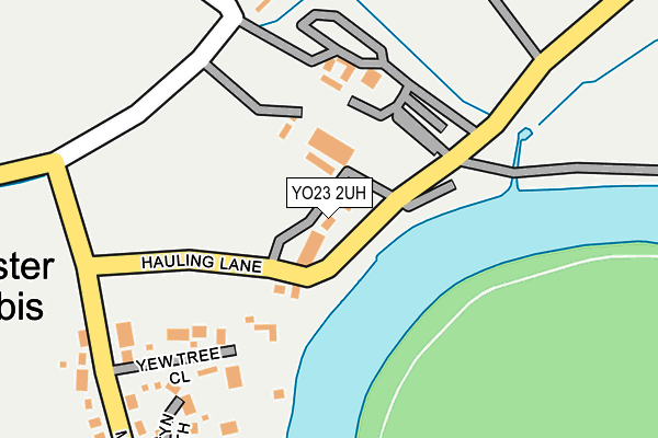 YO23 2UH map - OS OpenMap – Local (Ordnance Survey)