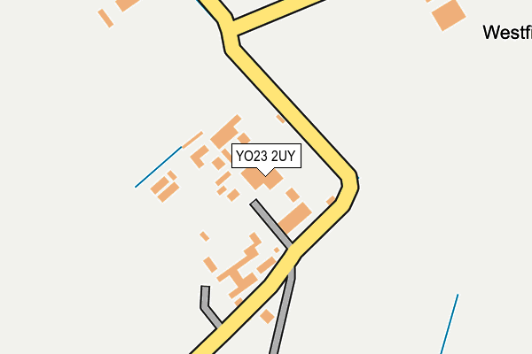 YO23 2UY map - OS OpenMap – Local (Ordnance Survey)