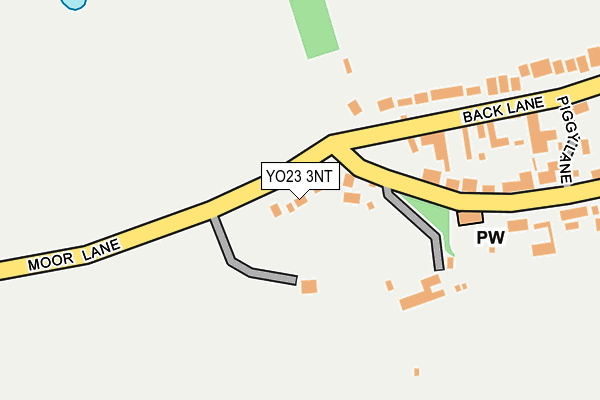 YO23 3NT map - OS OpenMap – Local (Ordnance Survey)