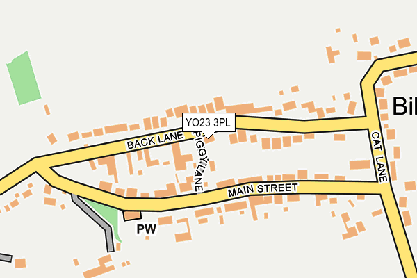YO23 3PL map - OS OpenMap – Local (Ordnance Survey)