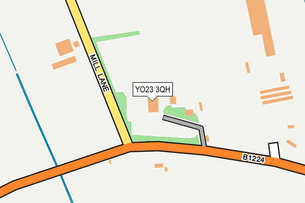 YO23 3QH map - OS OpenMap – Local (Ordnance Survey)