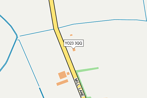 YO23 3QQ map - OS OpenMap – Local (Ordnance Survey)
