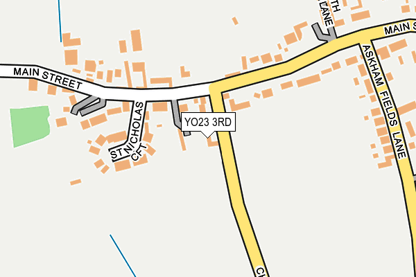 YO23 3RD map - OS OpenMap – Local (Ordnance Survey)