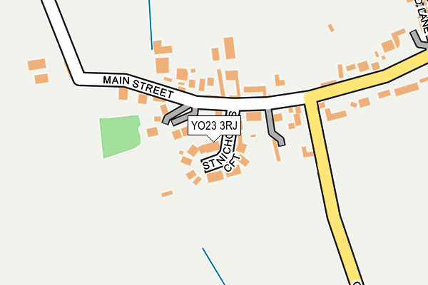 YO23 3RJ map - OS OpenMap – Local (Ordnance Survey)