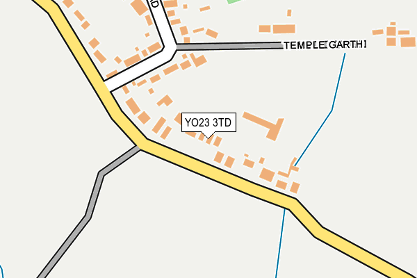 YO23 3TD map - OS OpenMap – Local (Ordnance Survey)