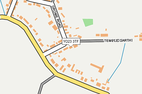 YO23 3TF map - OS OpenMap – Local (Ordnance Survey)
