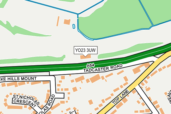YO23 3UW map - OS OpenMap – Local (Ordnance Survey)