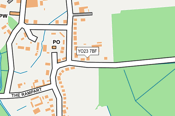 YO23 7BF map - OS OpenMap – Local (Ordnance Survey)
