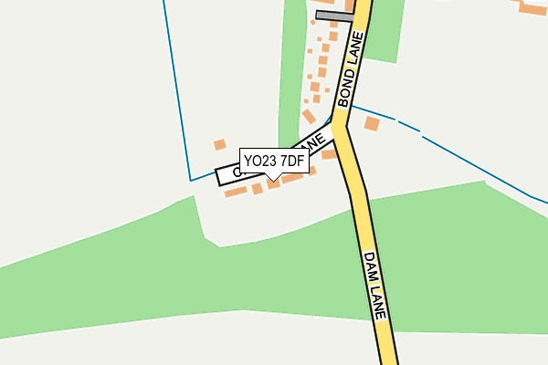 YO23 7DF map - OS OpenMap – Local (Ordnance Survey)