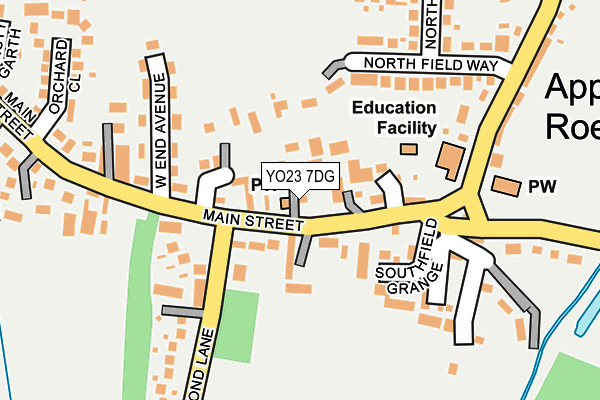 Map of APPLETON ESTATES LIMITED at local scale