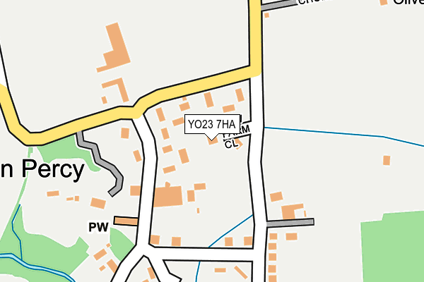 YO23 7HA map - OS OpenMap – Local (Ordnance Survey)