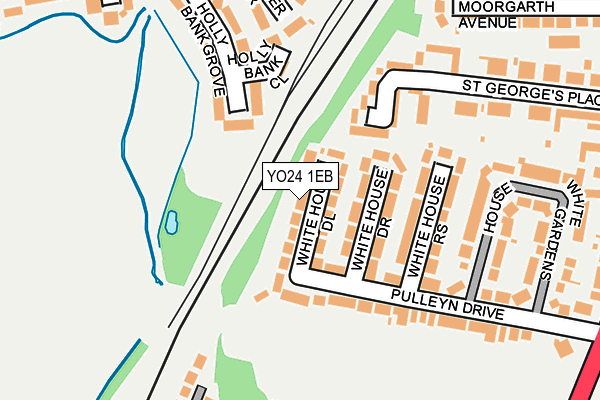 YO24 1EB map - OS OpenMap – Local (Ordnance Survey)