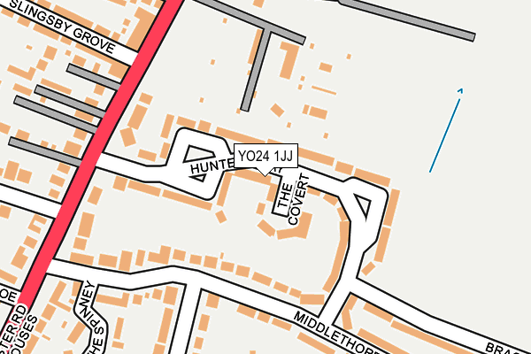 YO24 1JJ map - OS OpenMap – Local (Ordnance Survey)