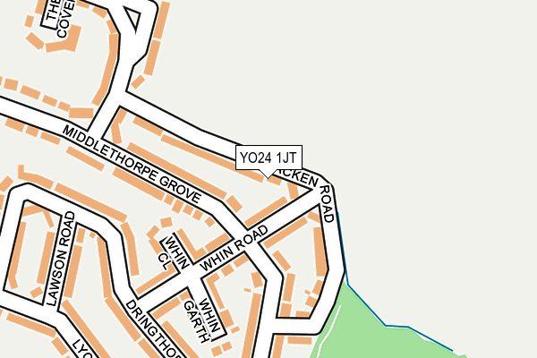 YO24 1JT map - OS OpenMap – Local (Ordnance Survey)