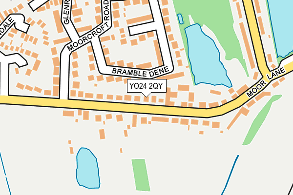 YO24 2QY map - OS OpenMap – Local (Ordnance Survey)