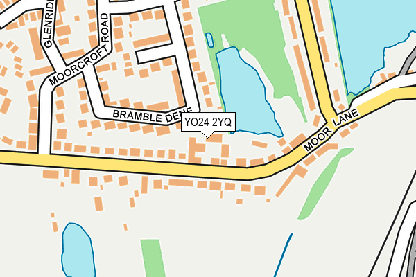 YO24 2YQ map - OS OpenMap – Local (Ordnance Survey)