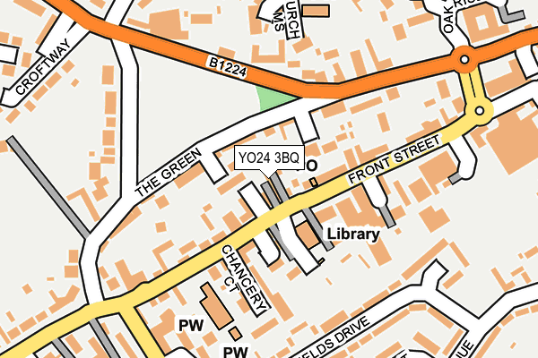 YO24 3BQ map - OS OpenMap – Local (Ordnance Survey)