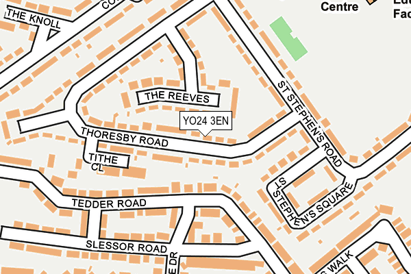 YO24 3EN map - OS OpenMap – Local (Ordnance Survey)