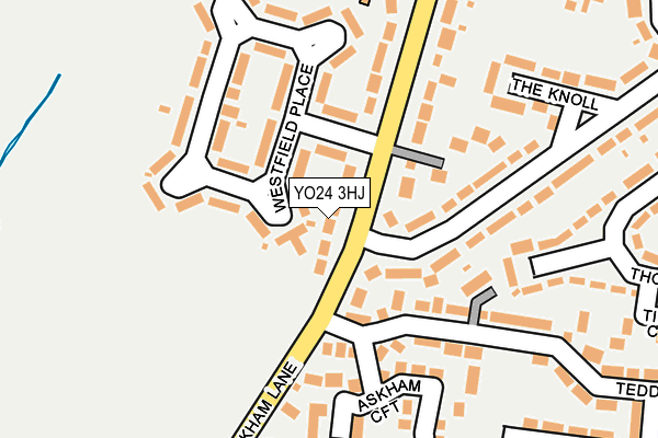 YO24 3HJ map - OS OpenMap – Local (Ordnance Survey)