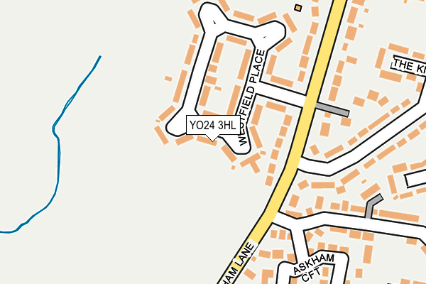 YO24 3HL map - OS OpenMap – Local (Ordnance Survey)