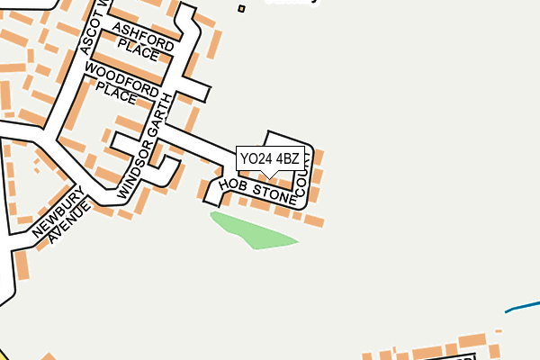 YO24 4BZ map - OS OpenMap – Local (Ordnance Survey)