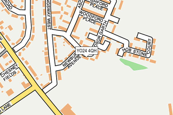 YO24 4QH map - OS OpenMap – Local (Ordnance Survey)