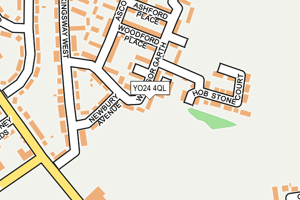YO24 4QL map - OS OpenMap – Local (Ordnance Survey)