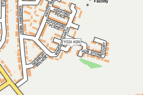 YO24 4QN map - OS OpenMap – Local (Ordnance Survey)