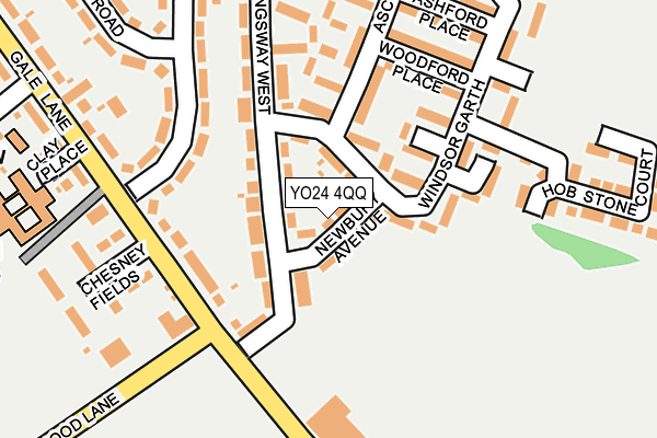 YO24 4QQ map - OS OpenMap – Local (Ordnance Survey)