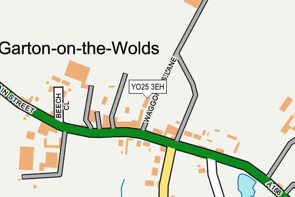 YO25 3EH map - OS OpenMap – Local (Ordnance Survey)