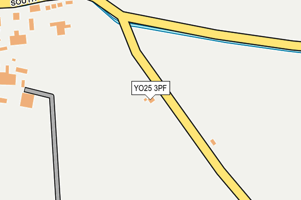 YO25 3PF map - OS OpenMap – Local (Ordnance Survey)