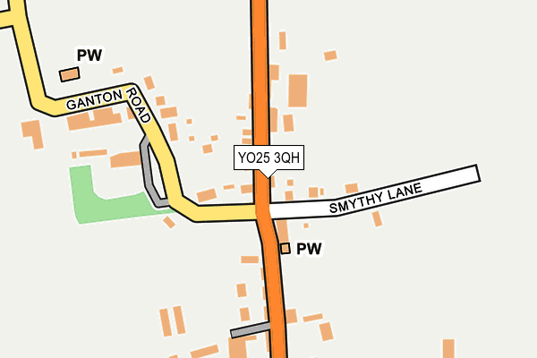 YO25 3QH map - OS OpenMap – Local (Ordnance Survey)