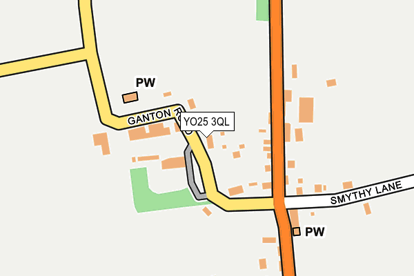 YO25 3QL map - OS OpenMap – Local (Ordnance Survey)