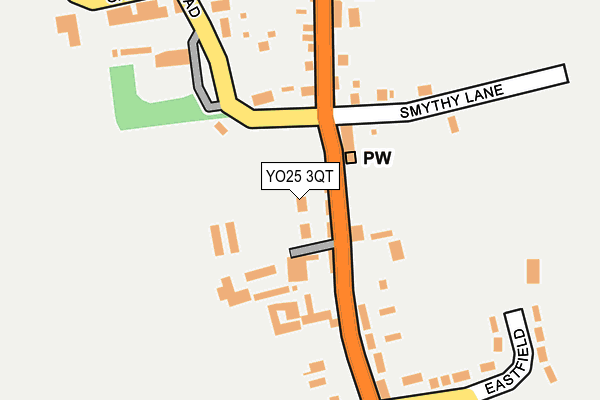 YO25 3QT map - OS OpenMap – Local (Ordnance Survey)