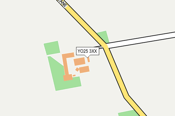 YO25 3XX map - OS OpenMap – Local (Ordnance Survey)