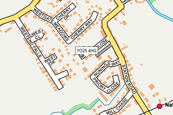 YO25 4HG map - OS OpenMap – Local (Ordnance Survey)