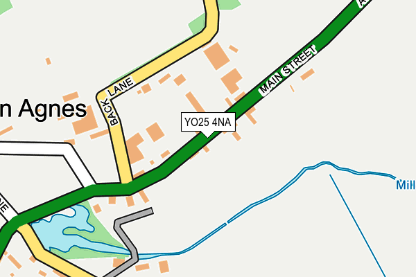 YO25 4NA map - OS OpenMap – Local (Ordnance Survey)