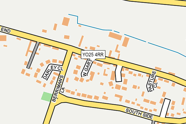 YO25 4RR map - OS OpenMap – Local (Ordnance Survey)