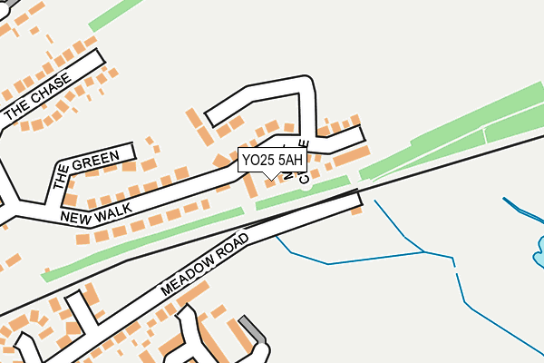 YO25 5AH map - OS OpenMap – Local (Ordnance Survey)