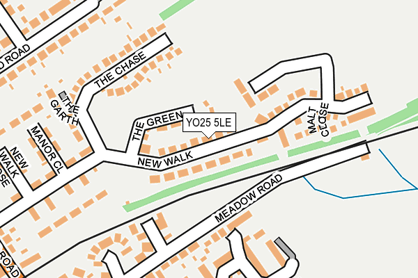 YO25 5LE map - OS OpenMap – Local (Ordnance Survey)