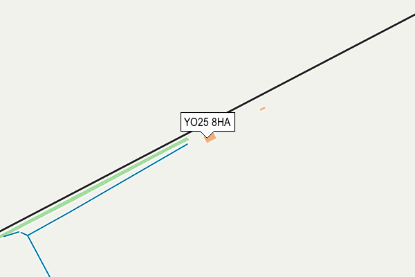 YO25 8HA map - OS OpenMap – Local (Ordnance Survey)