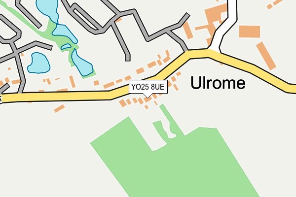 YO25 8UE map - OS OpenMap – Local (Ordnance Survey)