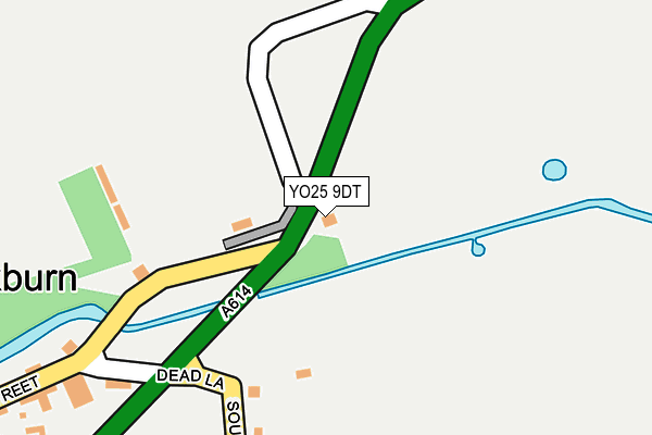 YO25 9DT map - OS OpenMap – Local (Ordnance Survey)